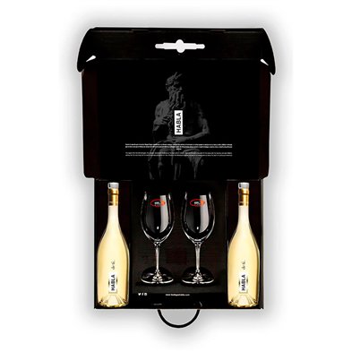 Estuche Habla de Ti + 2 Copas Riedel
